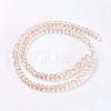 Electroplate Glass Beads Strands EGLA-D020-3x2mm-71-2