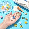 20Pcs 10 Styles Ocean Theme Resin Pendants RESI-CJ0003-52-4