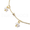 Soldered Brass Cable Chains Anklet AJEW-AN00574-3