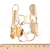 304 Stainless Steel Cuff Bangles for Women BJEW-V006-01B-G-3
