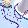 Natural Crackle Agate Beads Strands G-G055-6mm-8-3