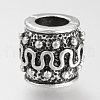 Tibetan Style Alloy European Beads TIBE-S310-085AS-LF-1