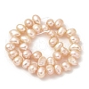 Natural Cultured Freshwater Pearl Beads Strands PEAR-A006-25A-3