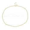 Rack Plating Brass Ball Chain Necklaces for Women NJEW-G102-01A-G-1
