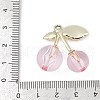 Alloy & Acrylic Pendants PALLOY-S053-01LG-B-3