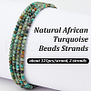 Olycraft 2 Strands Natural African Turquoise(Jasper) Beads Strands G-OC0005-62-4