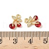 Brass Micro Pave Cubic Zirconia Pendants KK-D373-03B-G-3