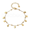 304 Stainless Steel Cross Charm Bracelets BJEW-JB11697-2