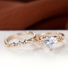 Heart Alloy Finger Rings for Women FS-WG1A204-09-1