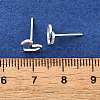 S925 Sterling Silver Stud Earrings EJEW-P305-01C-P-5