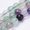 Natural Fluorite Beads Strands X-G-S281-19-8mm-1