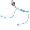 Glass Seed Beaded Braided Bead Bracelets BJEW-MZ00172-05-4