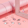 Unicraftale DIY Blank Heart Pendant Making Kit DIY-UN0005-51-2