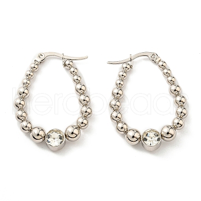 Crystal Hoop Earrings Crystal Earrings Beaded Hoop Earrings Statement Earrings  Crystal Jewelry Wholesale Earrings - Etsy