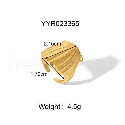 Stainless Steel Cuff Rings for Women CD9702-2-1