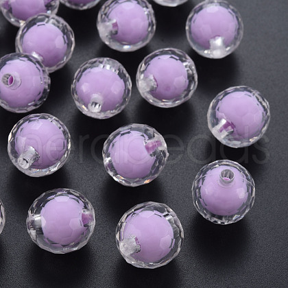 Transparent Acrylic Beads TACR-S152-14A-A03-1