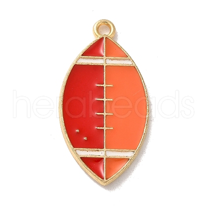 Alloy Enamel Pendants ENAM-R147-13D-G-1