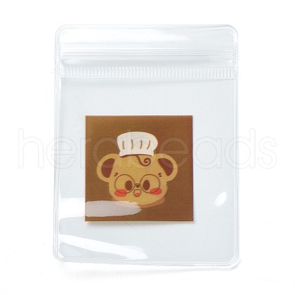 Rectangle Plastic Zip Lock Candy Bag OPP-M004-03D-1