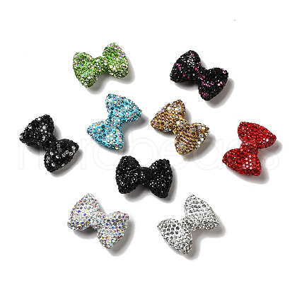 Polymer Clay Rhinestone Beads RGLA-D050-03-1