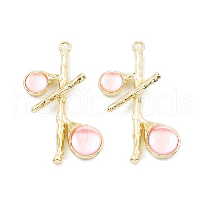 Resin Pendants PALLOY-K003-22LG-01-1