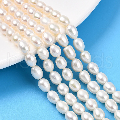Natural Cultured Freshwater Pearl Beads Strands PEAR-N012-05Z-1