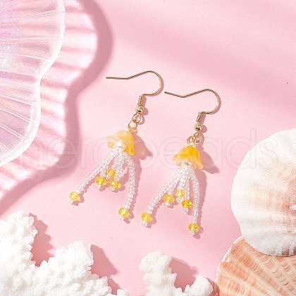 304 Stainless Steel Dangle Earrings EJEW-MZ00454-04-1