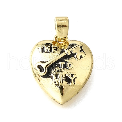 Brass Pendants KK-V007-011G-03-1