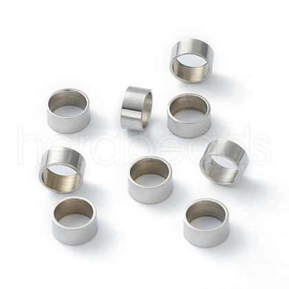 Non-Tarnish 201 Stainless Steel Spacer Beads STAS-B006-18P-1