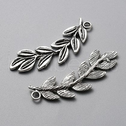 Tibetan Style Alloy Big Pendants TIBEP-WH0004-09-1
