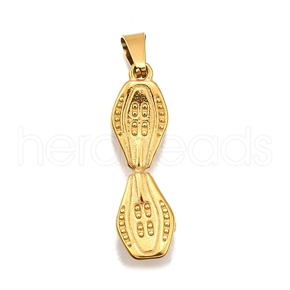 304 Stainless Steel Pendants STAS-B086-03G-1