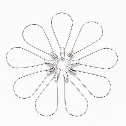 304 Stainless Steel Wire Pendants STAS-T051-003-1