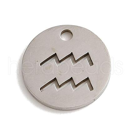 Non-Tarnish 201 Stainless Steel Charms STAS-E217-10P-07-1