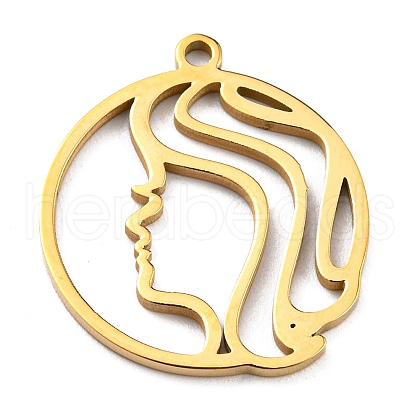 304 Stainless Steel Pendants STAS-Z043-01F-1