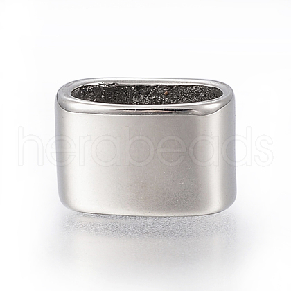 Tarnish Resistant 304 Stainless Steel Slide Charms STAS-K185-36P-1
