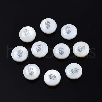Natural Freshwater Shell Beads SHEL-N003-22-05P-1
