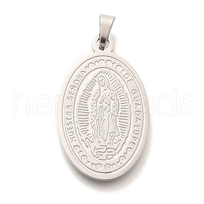 Anti-Tarnish 304 Stainless Steel Pendants STAS-U035-18P-1