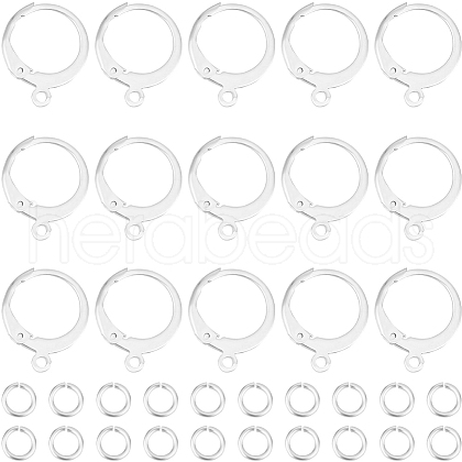 Beebeecraft 20Pcs 304 Stainless Steel Leverback Earring Findings DIY-BBC0001-83-1