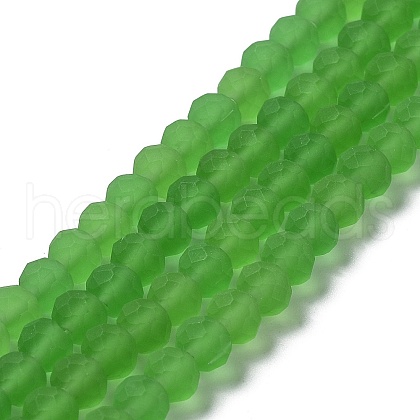 Transparent Glass Beads Strands X-EGLA-A034-T6mm-MD11-1