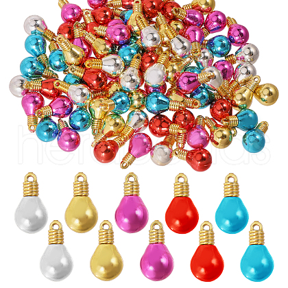 Globleland 120Pcs Plastic Pendants KY-GL0001-05-1
