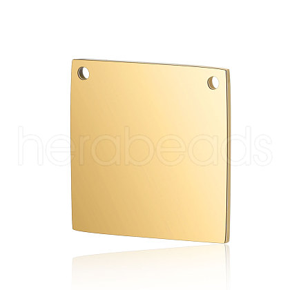 Ion Plating(IP) 304 Stainless Steel Stamping Blank Tag Pendants STAS-I311-16B-G-1