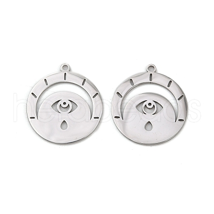 304 Stainless Steel Pendants STAS-U052-02B-P-1