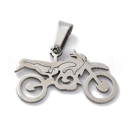 201 Stainless Steel Pendants STAS-Q342-25P-1