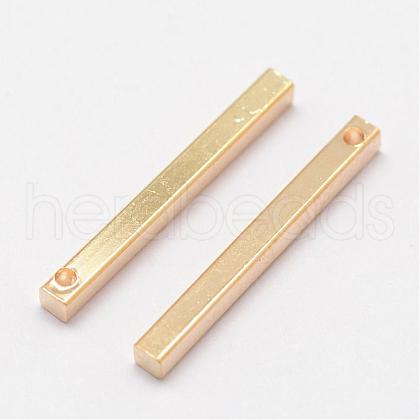 Rack Plating Brass Pendants KK-K125-01-G-1