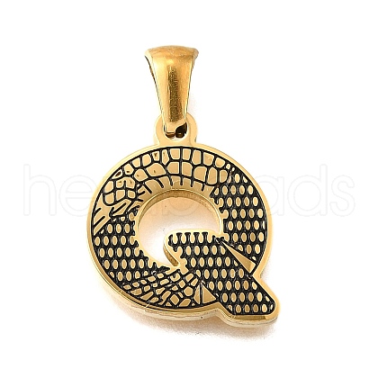 Golden 304 Stainless Steel Pendants STAS-K300-01G-Q-1