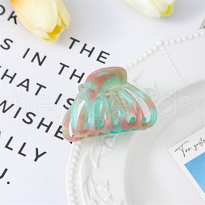 Cellulose Acetate(Resin) Claw Hair Clips PW-WGD5901-01-1