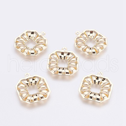 Brass Pendants KK-I622-45G-B-NF-1