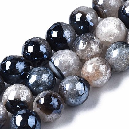 Natural Agate Beads Strands G-Q998-014B-1