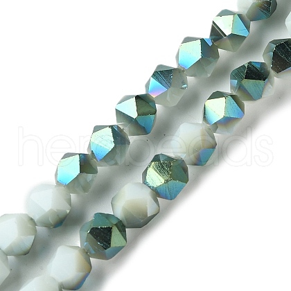 Electroplate Glass Beads Strands EGLA-K061-06A-HP01-1