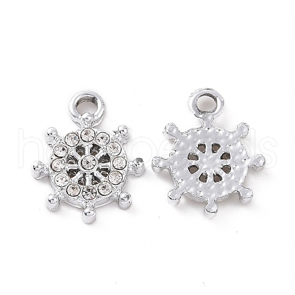 Alloy Crystal Rhinestone Charms ALRI-C008-19P-1