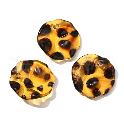 Transparent Acrylic Pendants OACR-D303-01H-1